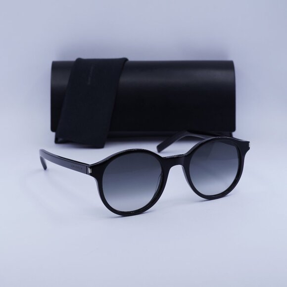 Final Price! Saint Laurent SL521 001 Black/Grey Sunglasses